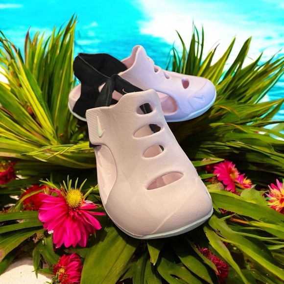 Nike Sunray Protect 3 Stay Put Pink and Black Slip-On Sandals - Picture 11 of 14